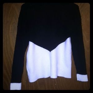 Margeaux & Ellie black and white sweater